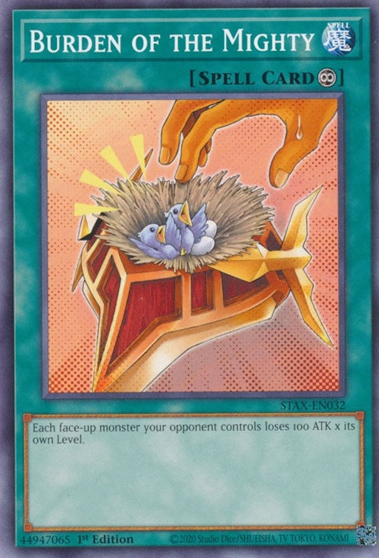 Image for Burden of the Mighty (STAX-EN032) (TPSS) - YuGiOh