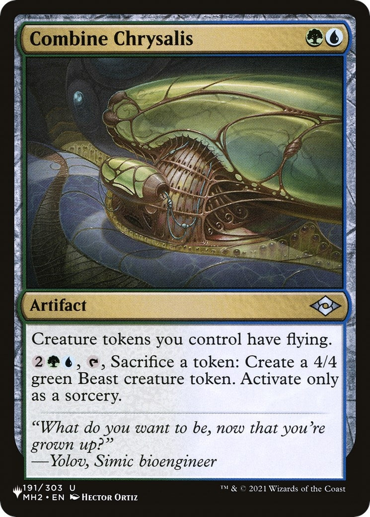 Image for Combine Chrysalis (191/303) (The List Reprints) - Magic: The Gathering