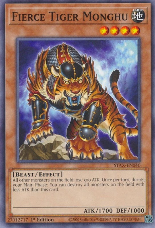 Image for Fierce Tiger Monghu (STAX-EN040) (TPSS) - YuGiOh