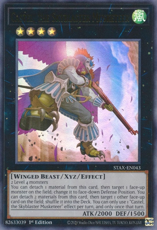 Image for Castel, the Skyblaster Musketeer (STAX-EN043) (TPSS) - YuGiOh