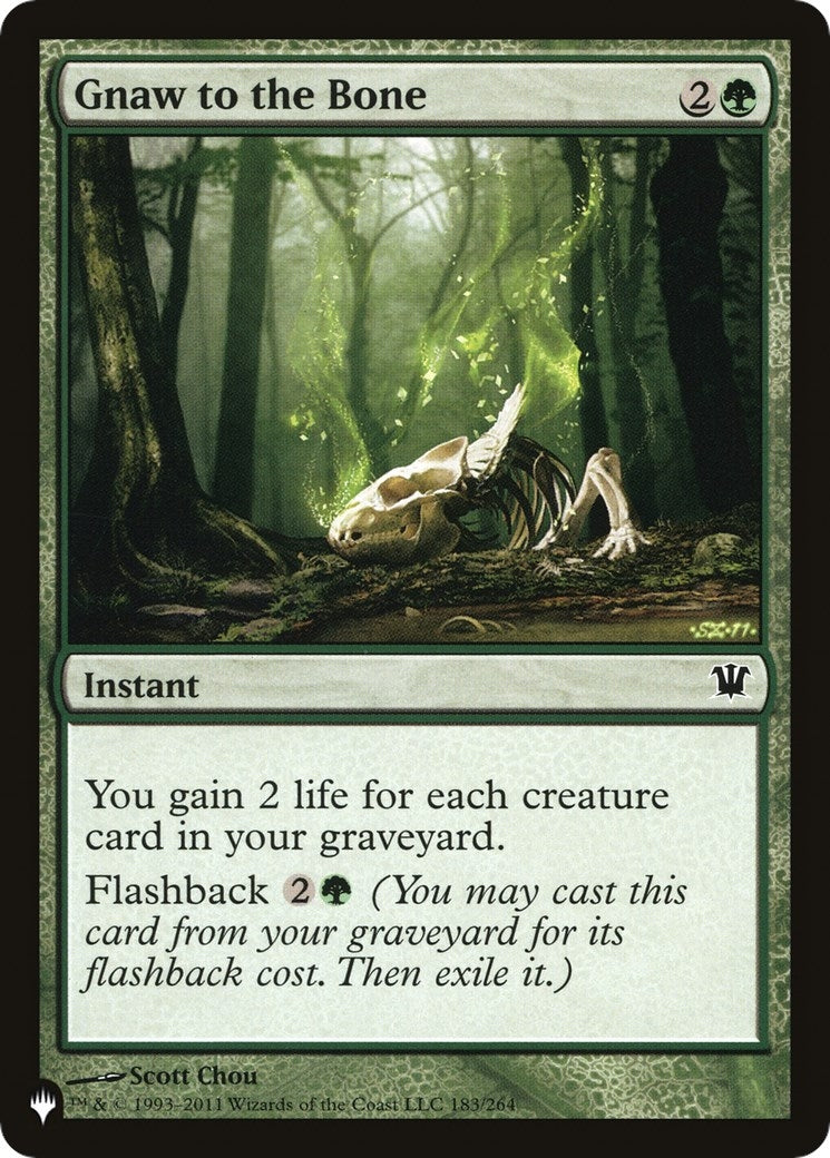 Image for Gnaw to the Bone (183/264) (The List Reprints) - Magic: The Gathering