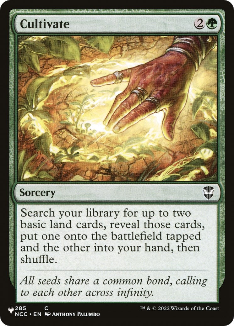 Image for Cultivate (NCC) (285/093) (The List Reprints) - Magic: The Gathering
