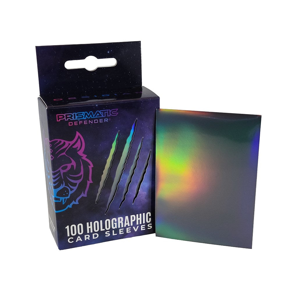 Image for Holographic Sleeves - Medium Blue / Oracle (100-Pack) - Card Sleeves
