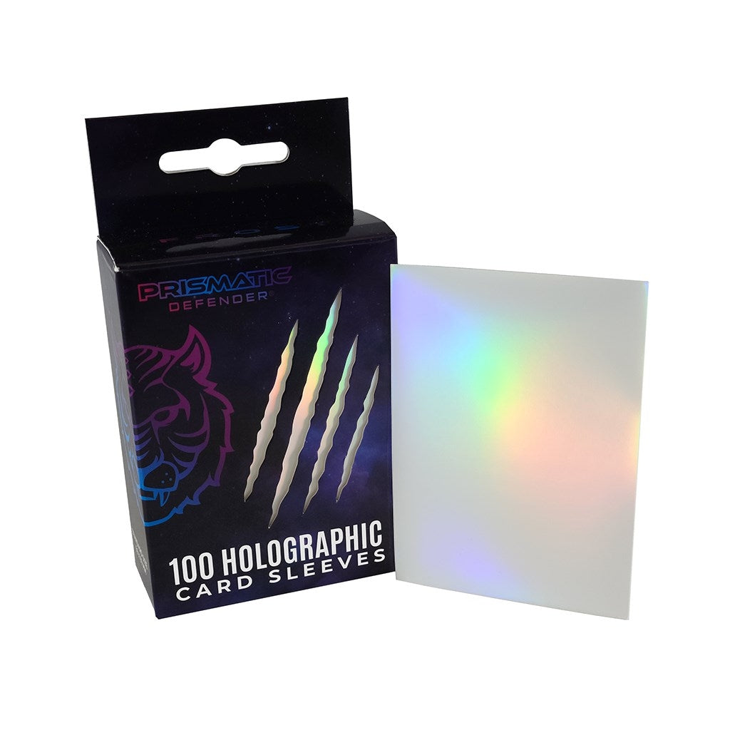 Image for Holographic Sleeves - White / Oracle (100-Pack) - Card Sleeves