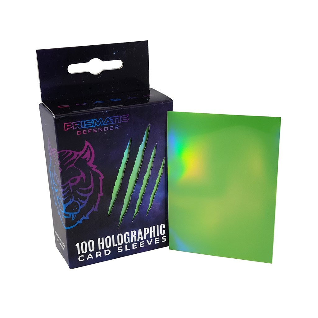 Image for Holographic Sleeves - Light Green / Oracle (100-Pack) - Card Sleeves