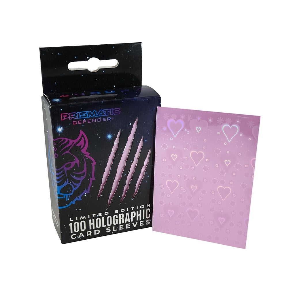 Image for Holographic Sleeves - Light Pink / Pulsar (100-Pack) - Card Sleeves