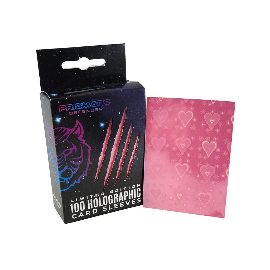 Image for Holographic Sleeves - Dark Pink / Pulsar (100-Pack) - Card Sleeves
