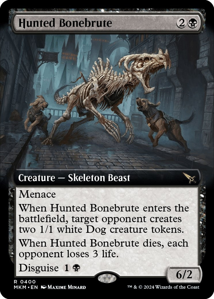 Image for Hunted Bonebrute (Extended Art) (400) (Murders at Karlov Manor) - Magic: The Gathering