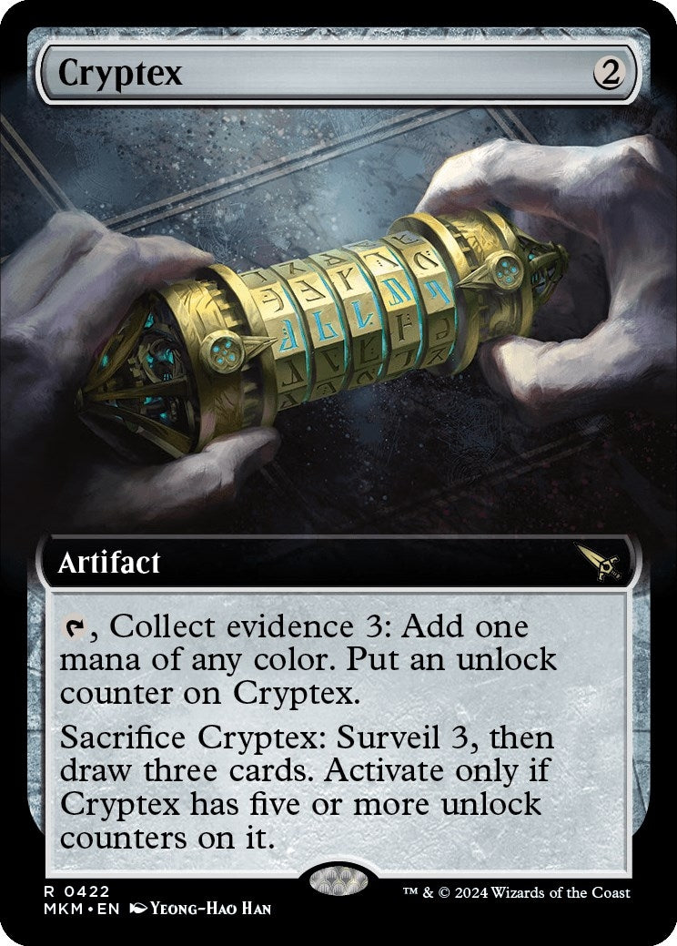 Image for Cryptex (Extended Art) (422) (Murders at Karlov Manor) - Magic: The Gathering