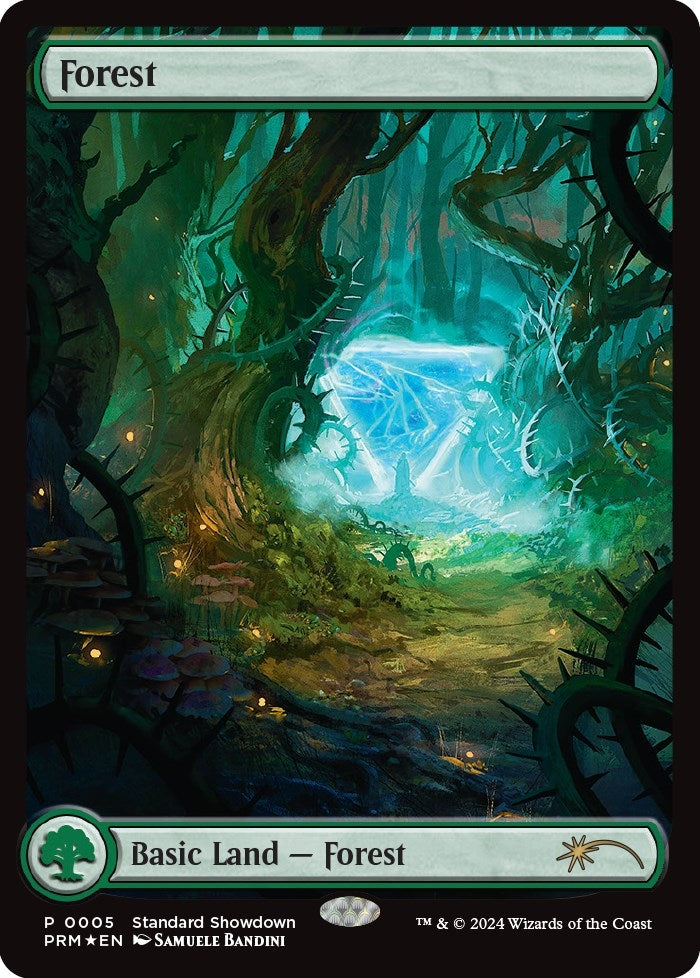 Image for Forest (Samuele Bandini) (5) (Standard Showdown Promos) - Magic: The Gathering