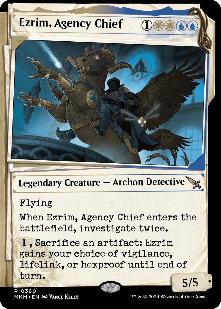 Image for Ezrim, Agency Chief (Showcase) (360) (Murders at Karlov Manor) - Magic: The Gathering