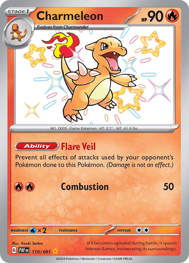 Image for Charmeleon (110/091) (PAF) - Pokemon