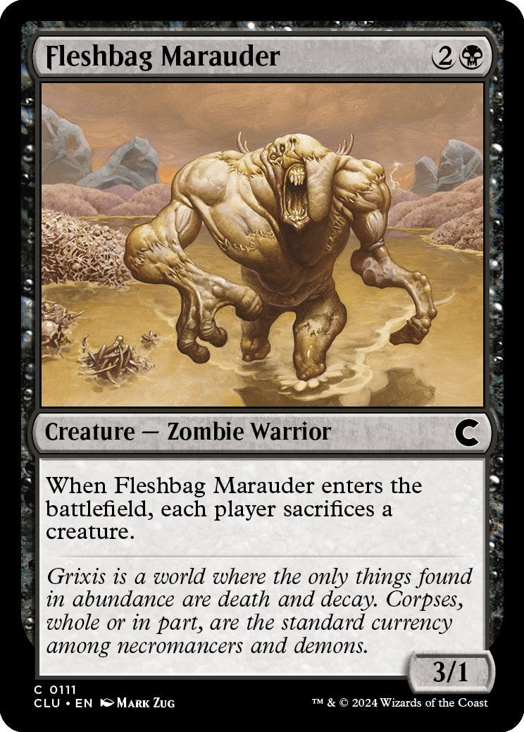 Image for Fleshbag Marauder (111) (Ravnica: Clue Edition) - Magic: The Gathering
