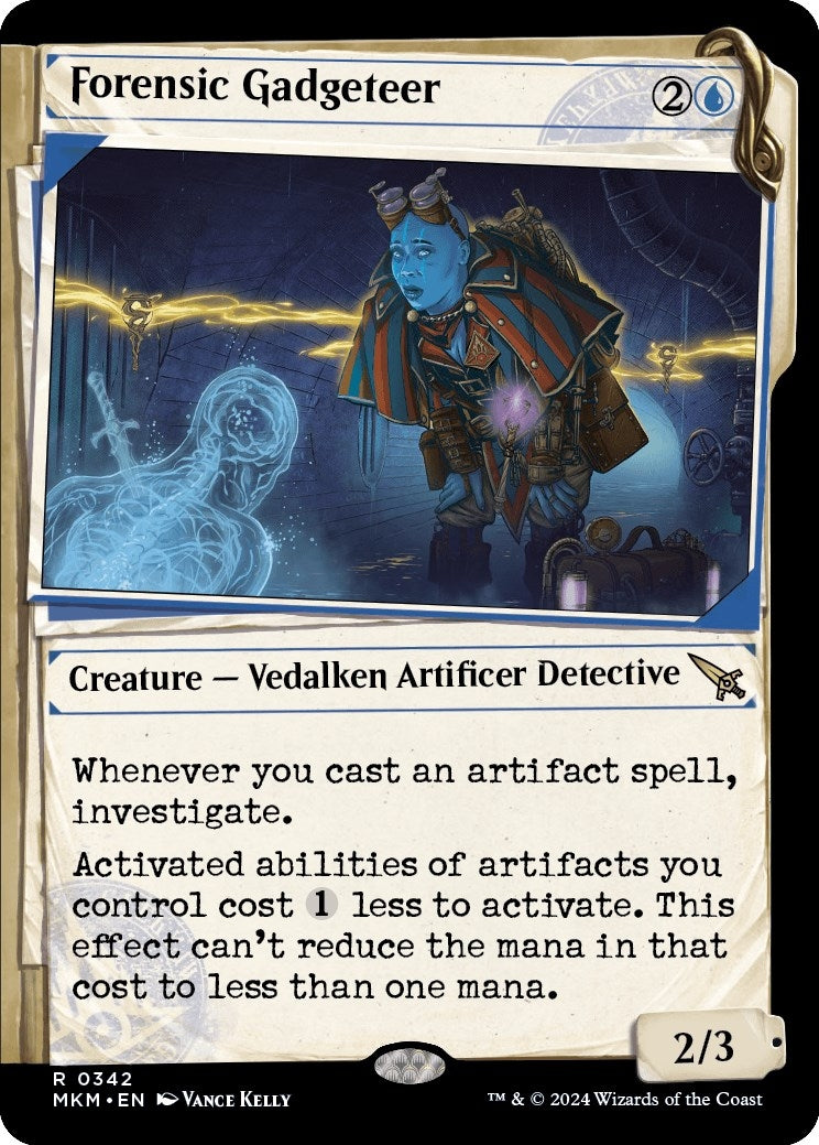 Image for Forensic Gadgeteer (Showcase) (342) (Murders at Karlov Manor) - Magic: The Gathering