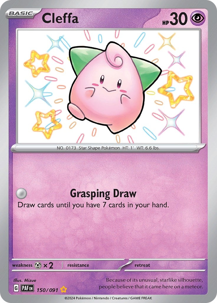 Image for Cleffa (150/091) (PAF) - Pokemon