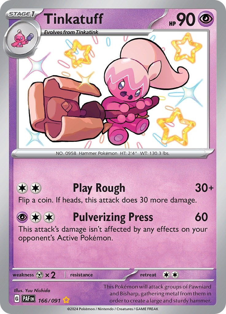 Image for Tinkatuff (166/091) (PAF) - Pokemon