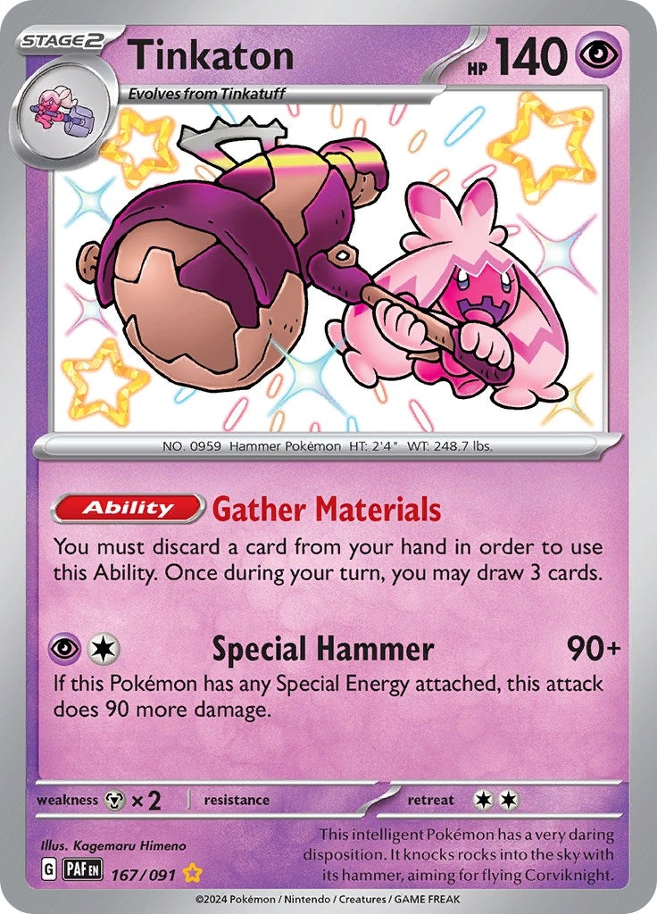 Image for Tinkaton (167/091) (PAF) - Pokemon