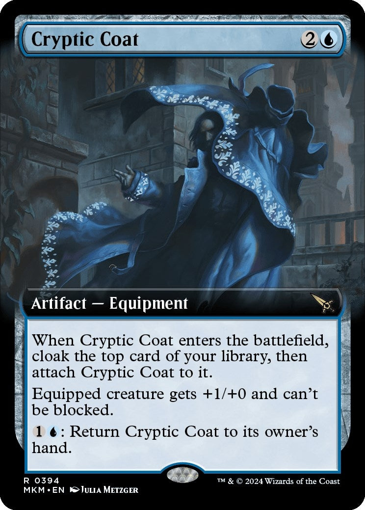 Image for Cryptic Coat (Extended Art) (394) (Murders at Karlov Manor) - Magic: The Gathering