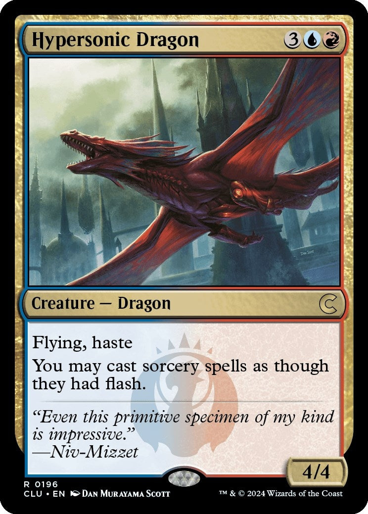 Image for Hypersonic Dragon (196) (Ravnica: Clue Edition) - Magic: The Gathering