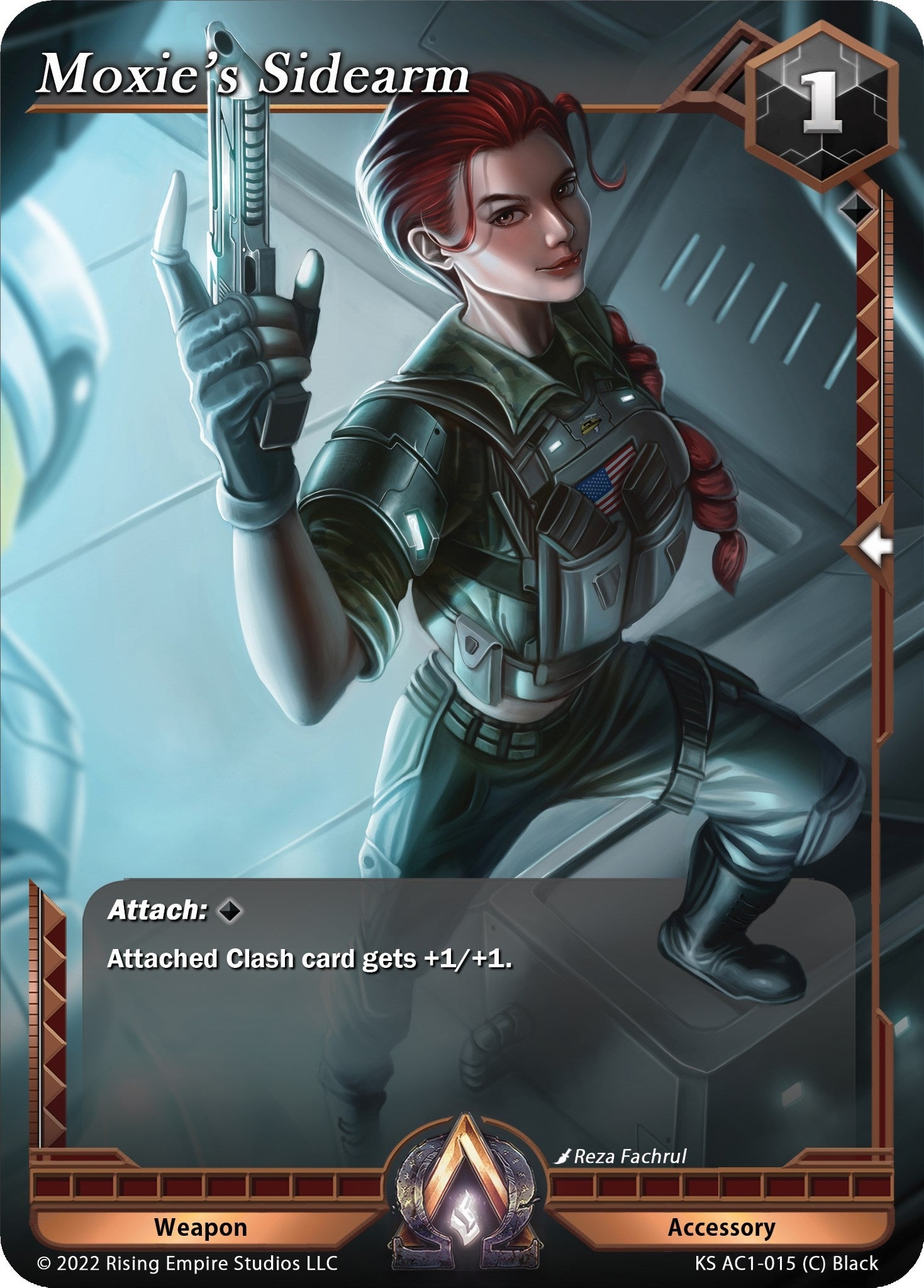 Image for Moxie's Sidearm (KS AC1-015) (The Awakening (Kickstarter)) - Alpha Clash