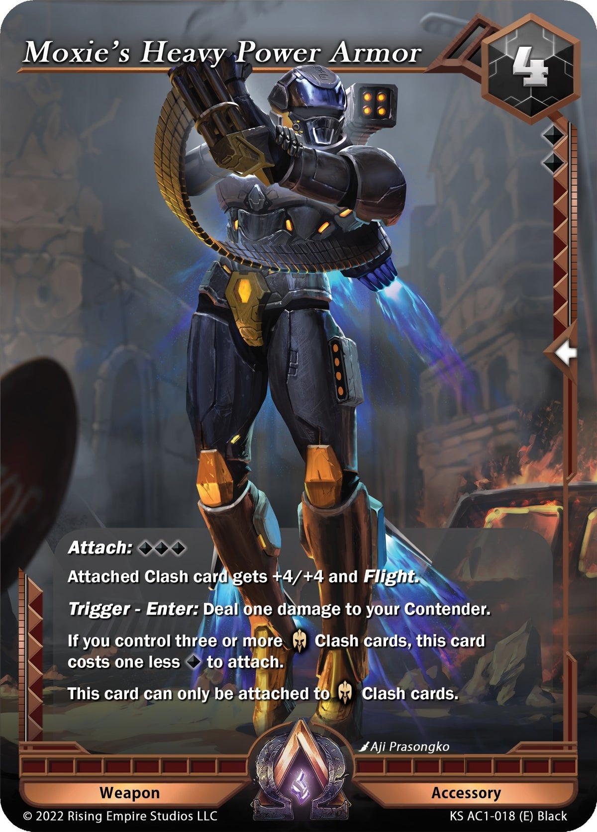 Image for Moxie's Heavy Power Armor (KS AC1-018) (The Awakening (Kickstarter)) - Alpha Clash