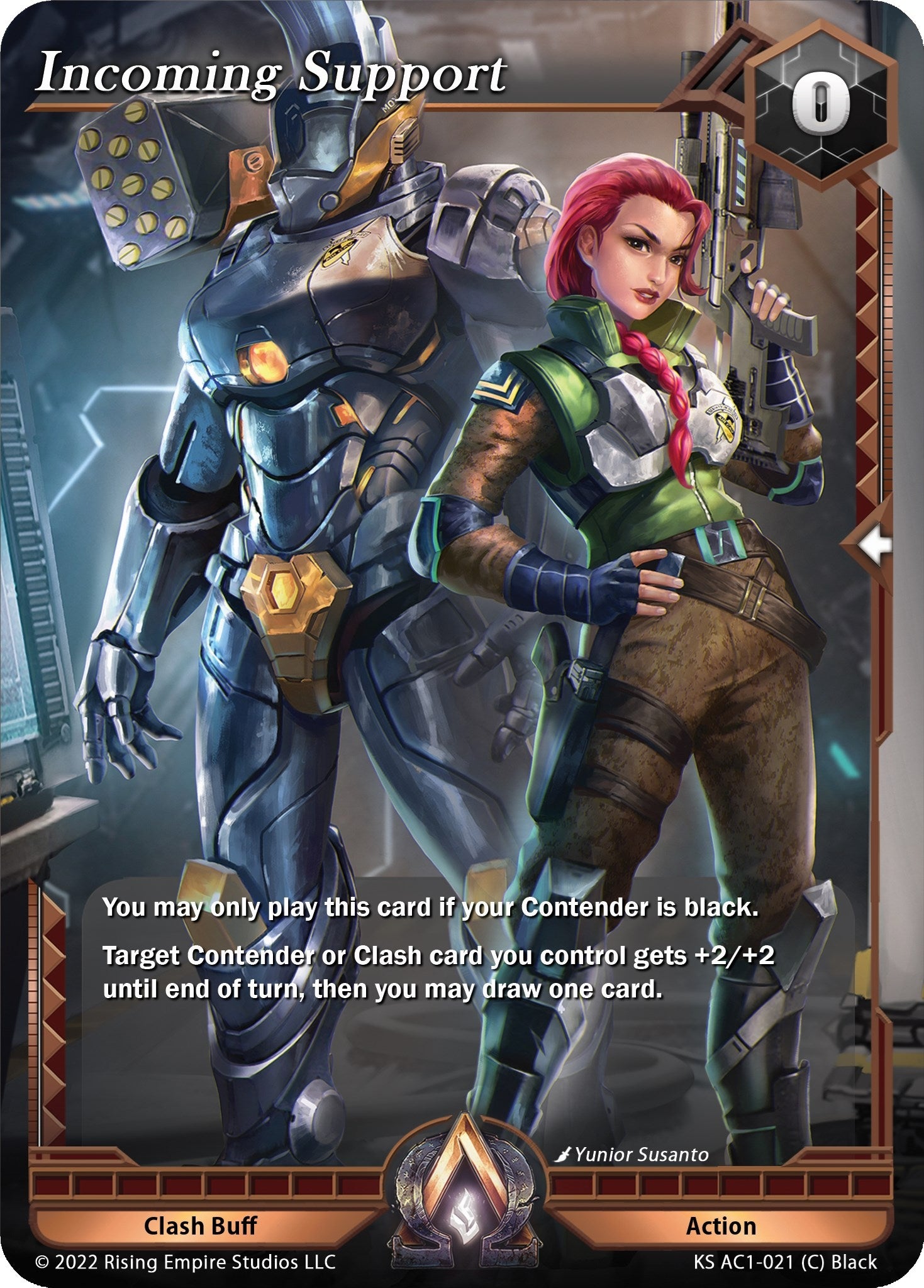 Image for Incoming Support (KS AC1-021) (The Awakening (Kickstarter)) - Alpha Clash