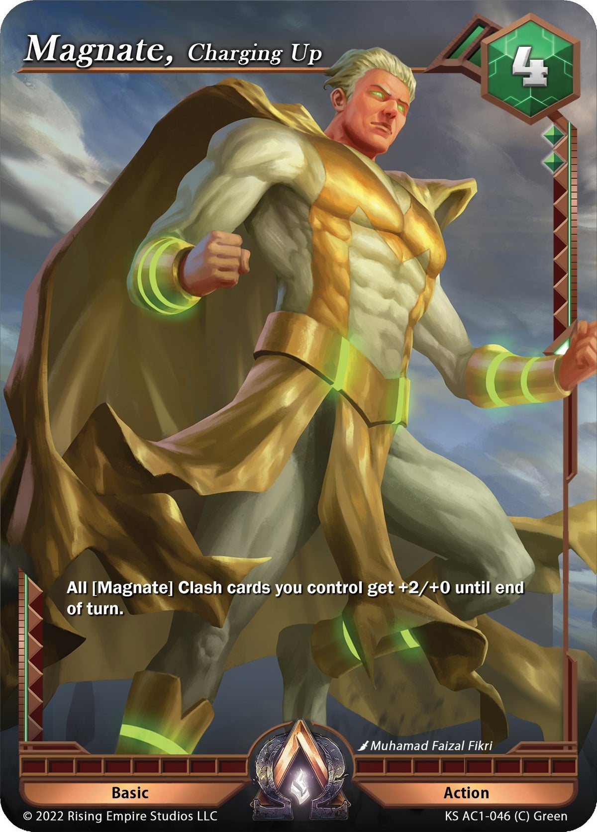 Image for Magnate, Charging Up (KS AC1-046) (The Awakening (Kickstarter)) - Alpha Clash