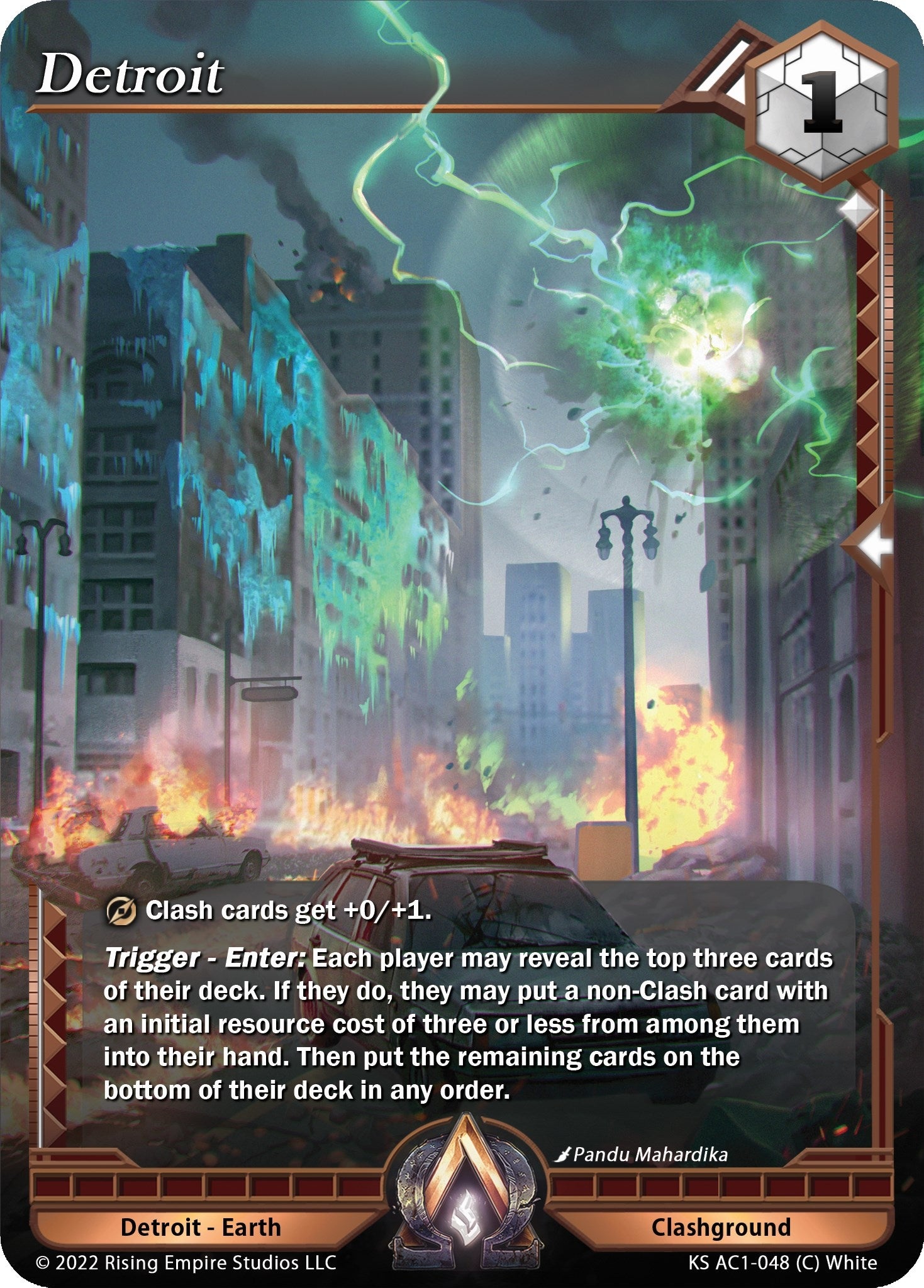 Image for Detroit (KS AC1-048) (The Awakening (Kickstarter)) - Alpha Clash