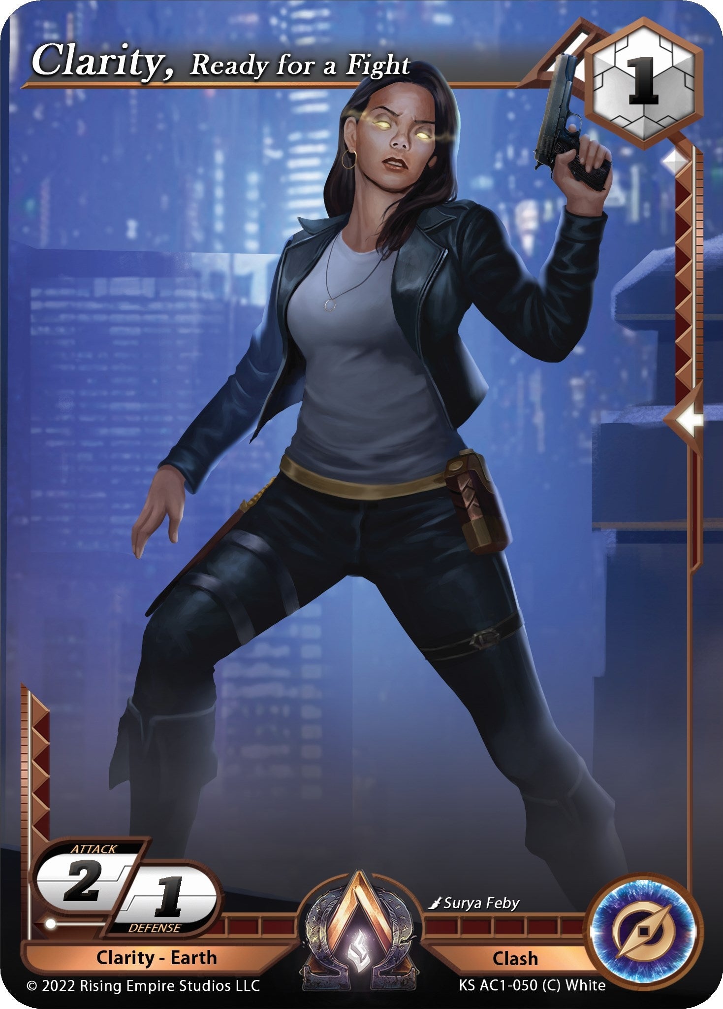 Image for Clarity, Ready for a Fight (KS AC1-050) (The Awakening (Kickstarter)) - Alpha Clash