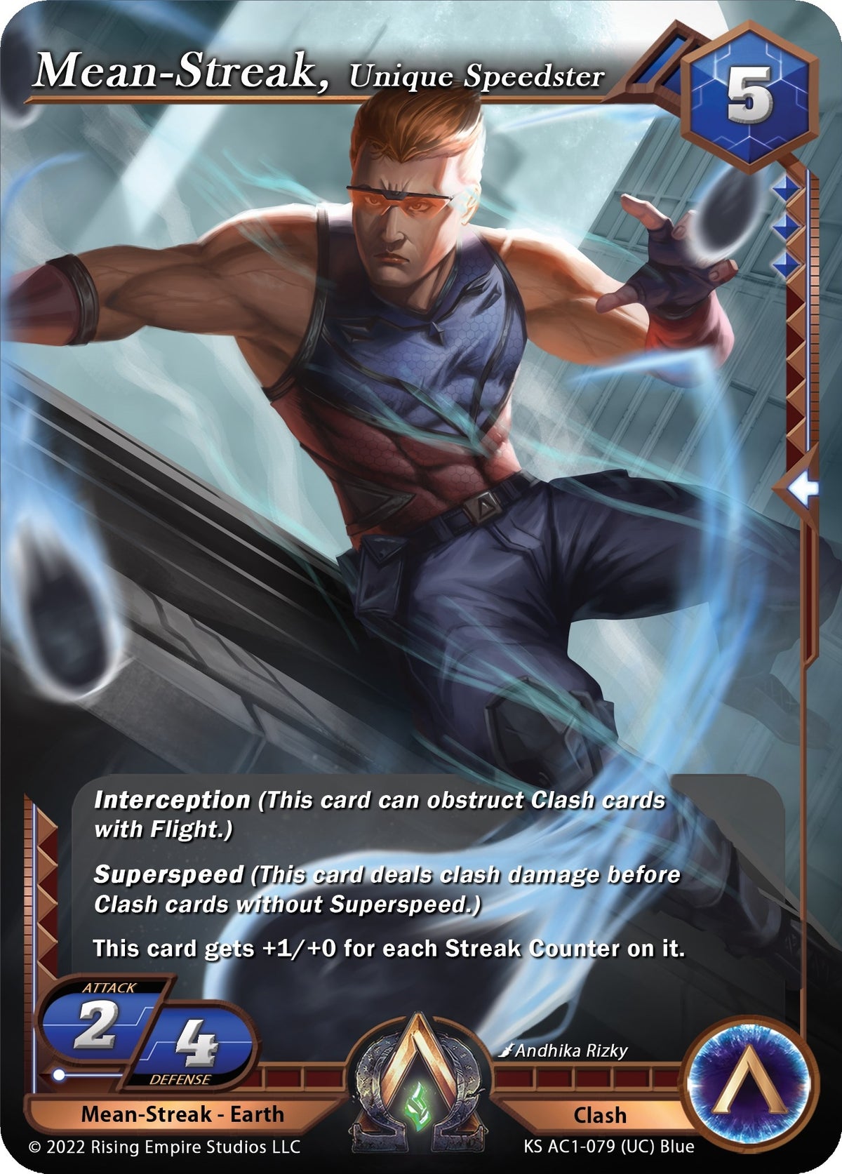 Image for Mean-Streak, Unique Speedster (KS AC1-079) (The Awakening (Kickstarter)) - Alpha Clash