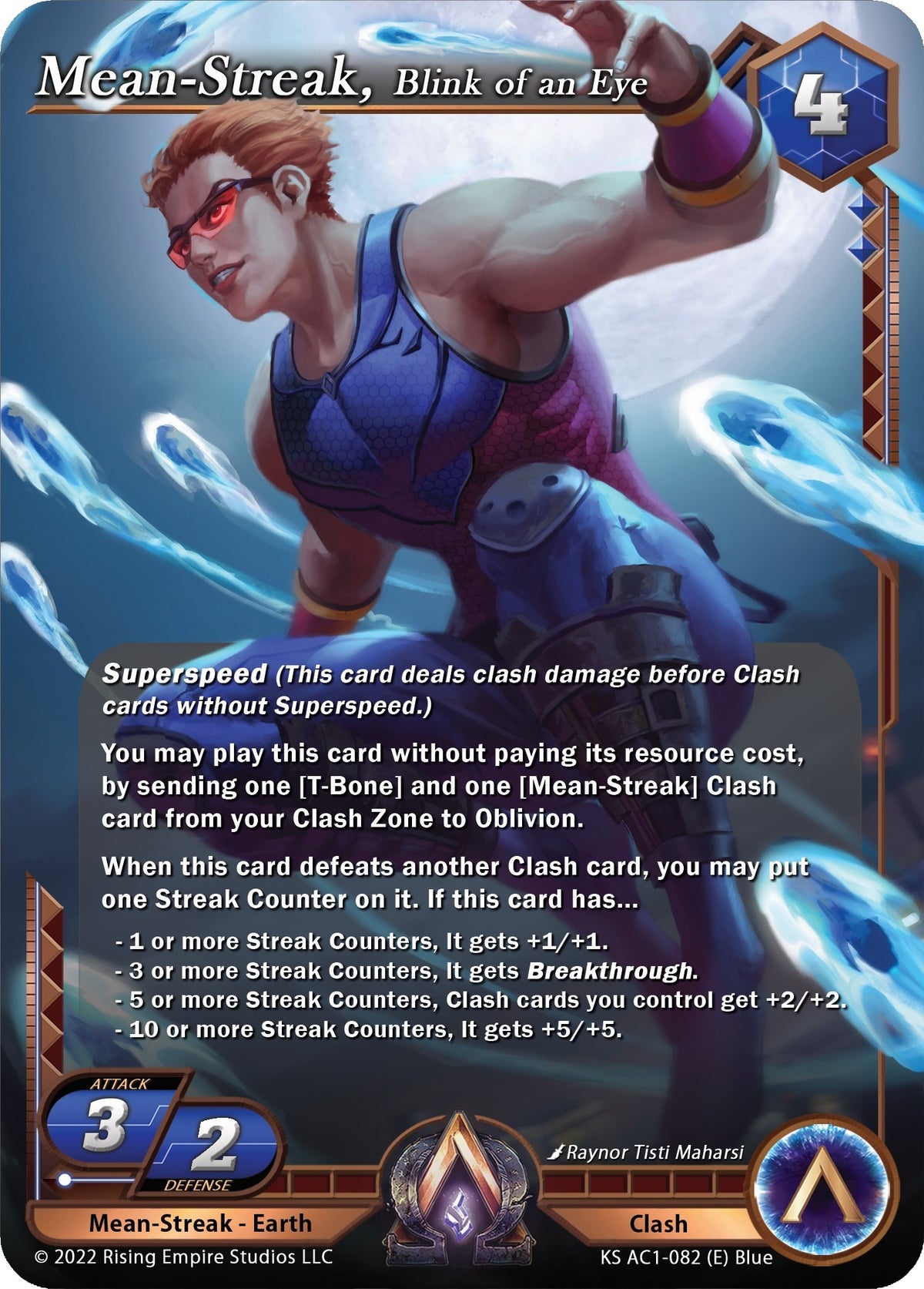Mean-Streak, Blink of an Eye (KS AC1-082) (The Awakening (Kickstarter))