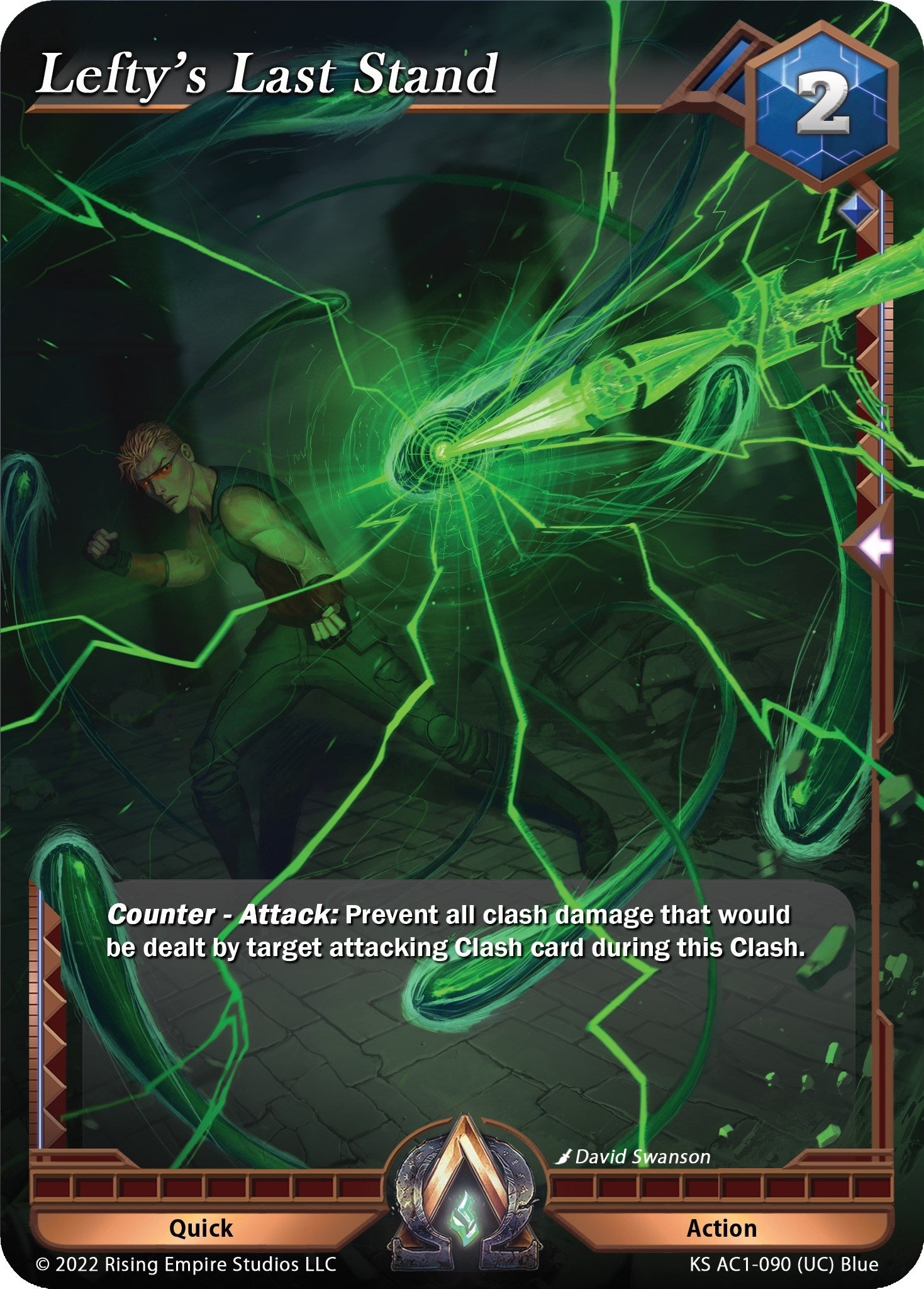Image for Lefty's Last Stand (KS AC1-090) (The Awakening (Kickstarter)) - Alpha Clash