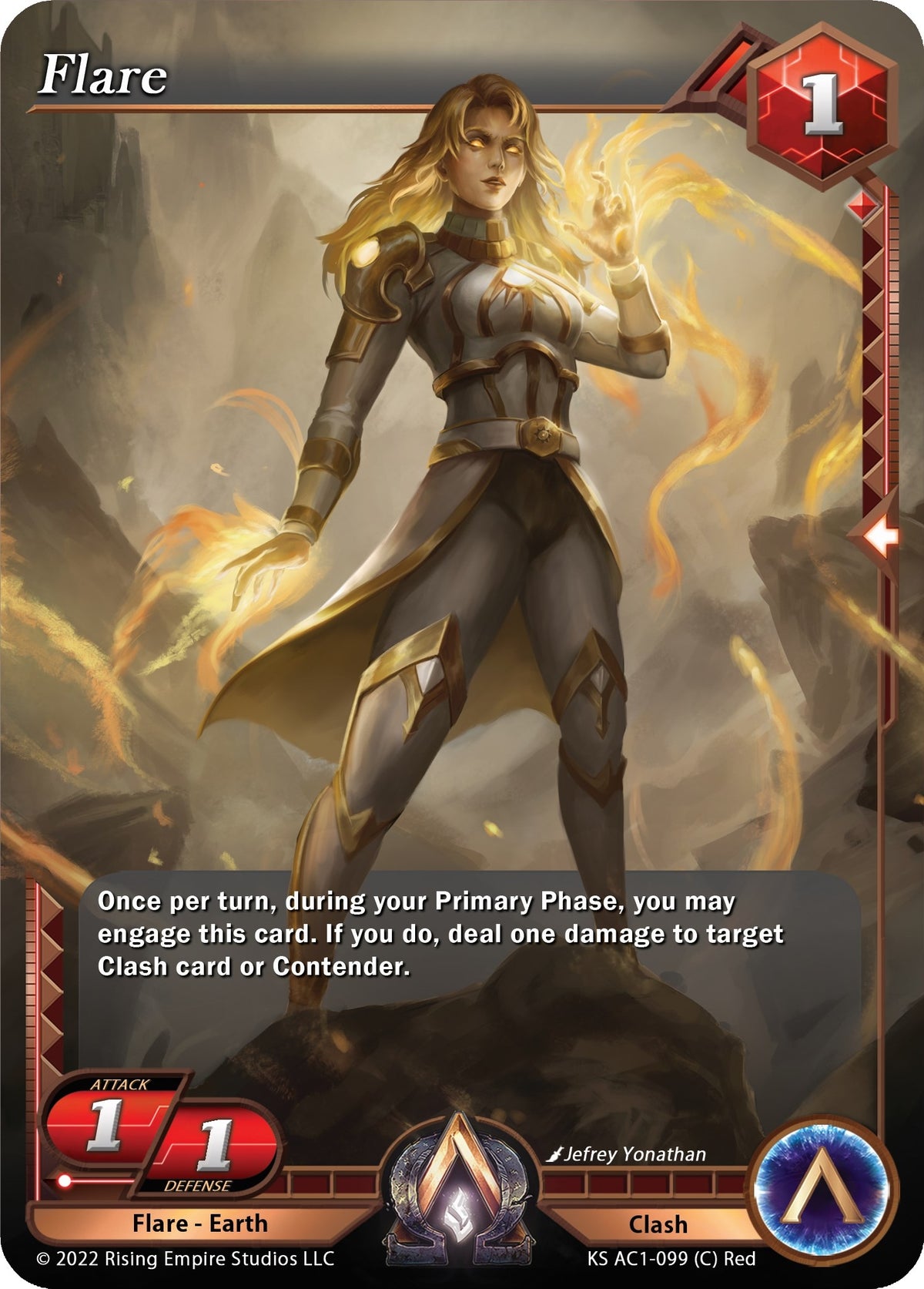 Image for Flare (KS AC1-099) (The Awakening (Kickstarter)) - Alpha Clash