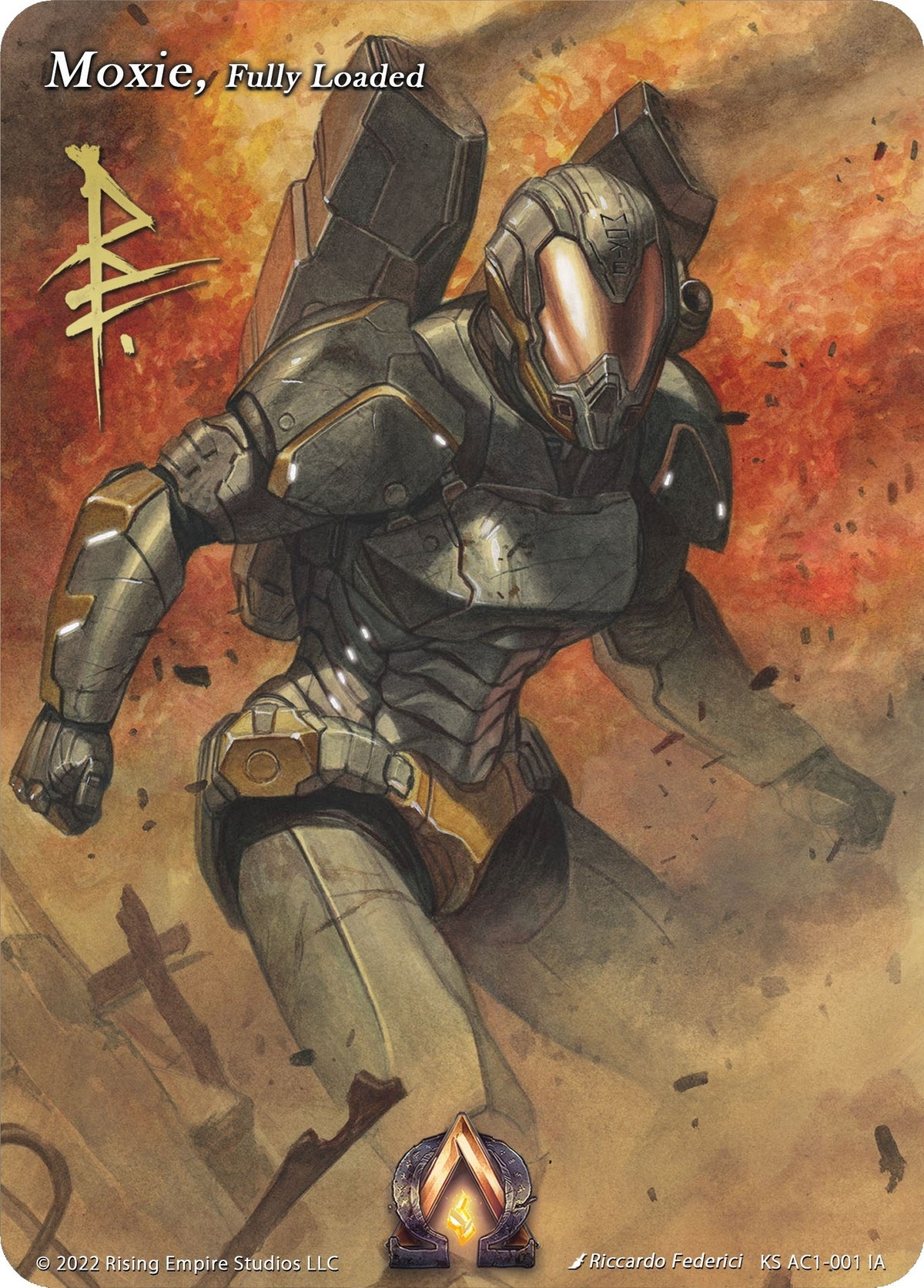 Moxie, Fully Loaded (Iconic Art) (KS AC1-001 IA) (The Awakening (Kickstarter))