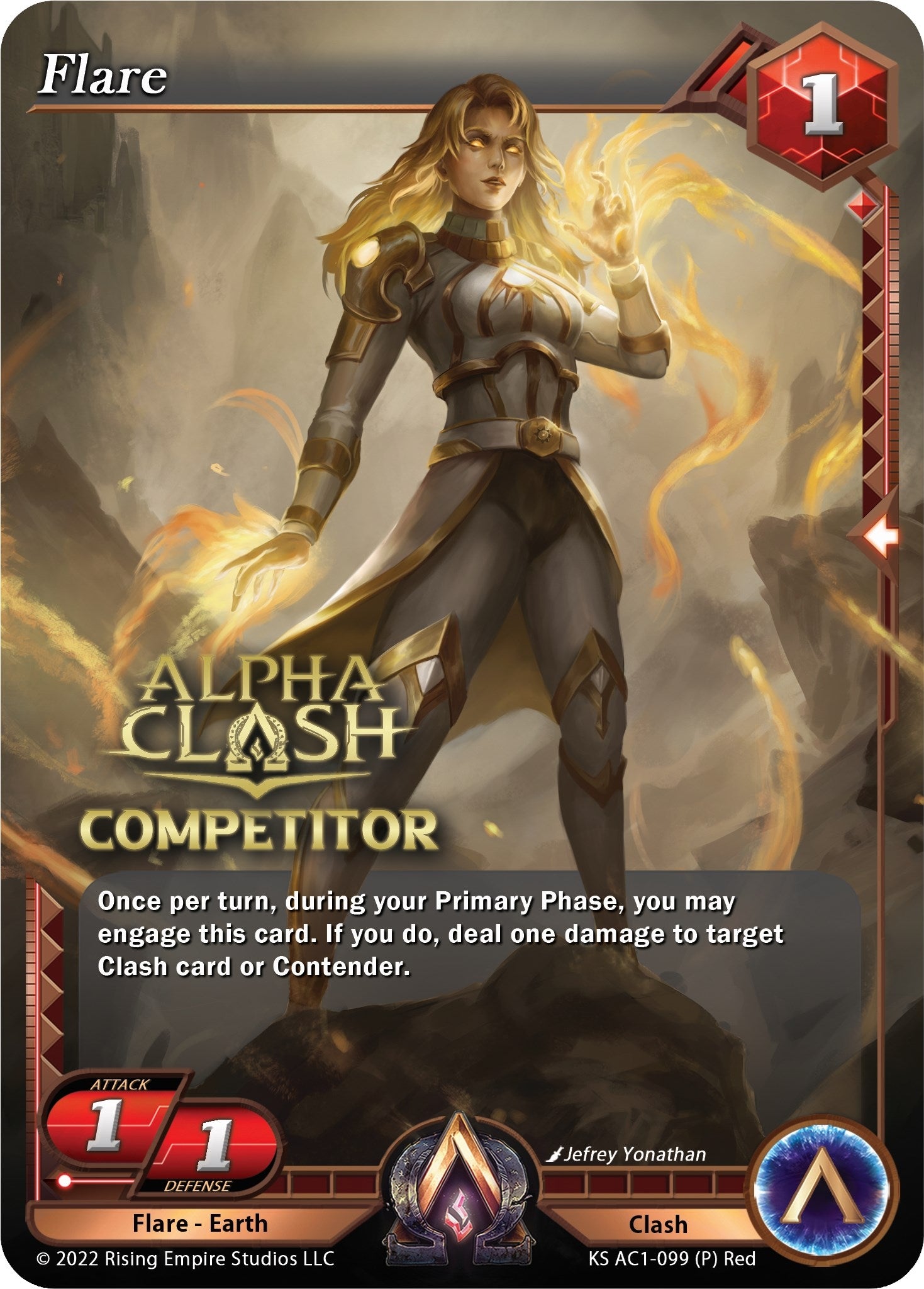 Flare (Competitor Promo) (KS AC1-099) (The Awakening (Kickstarter))