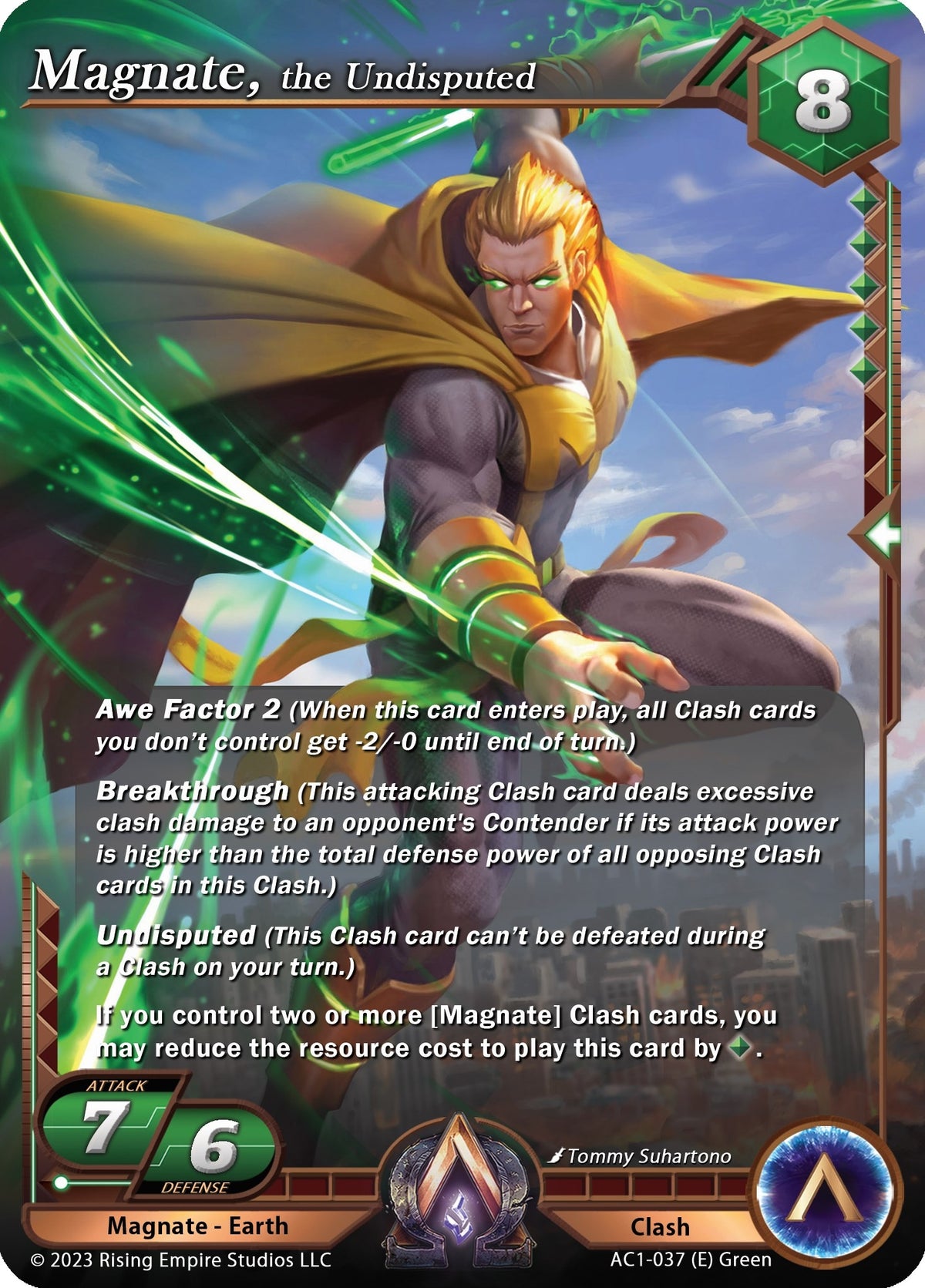 Image for Magnate, the Undisputed (AC1-037) (The Awakening) - Alpha Clash