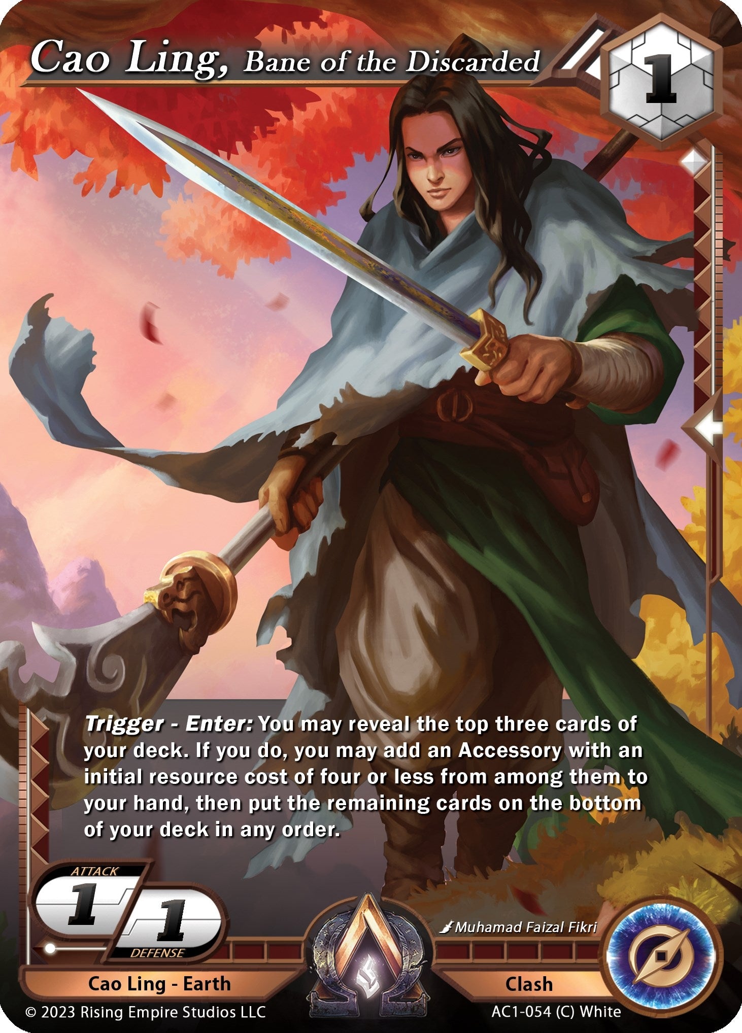 Image for Cao Ling, Bane of the Discarded (AC1-054) (The Awakening) - Alpha Clash