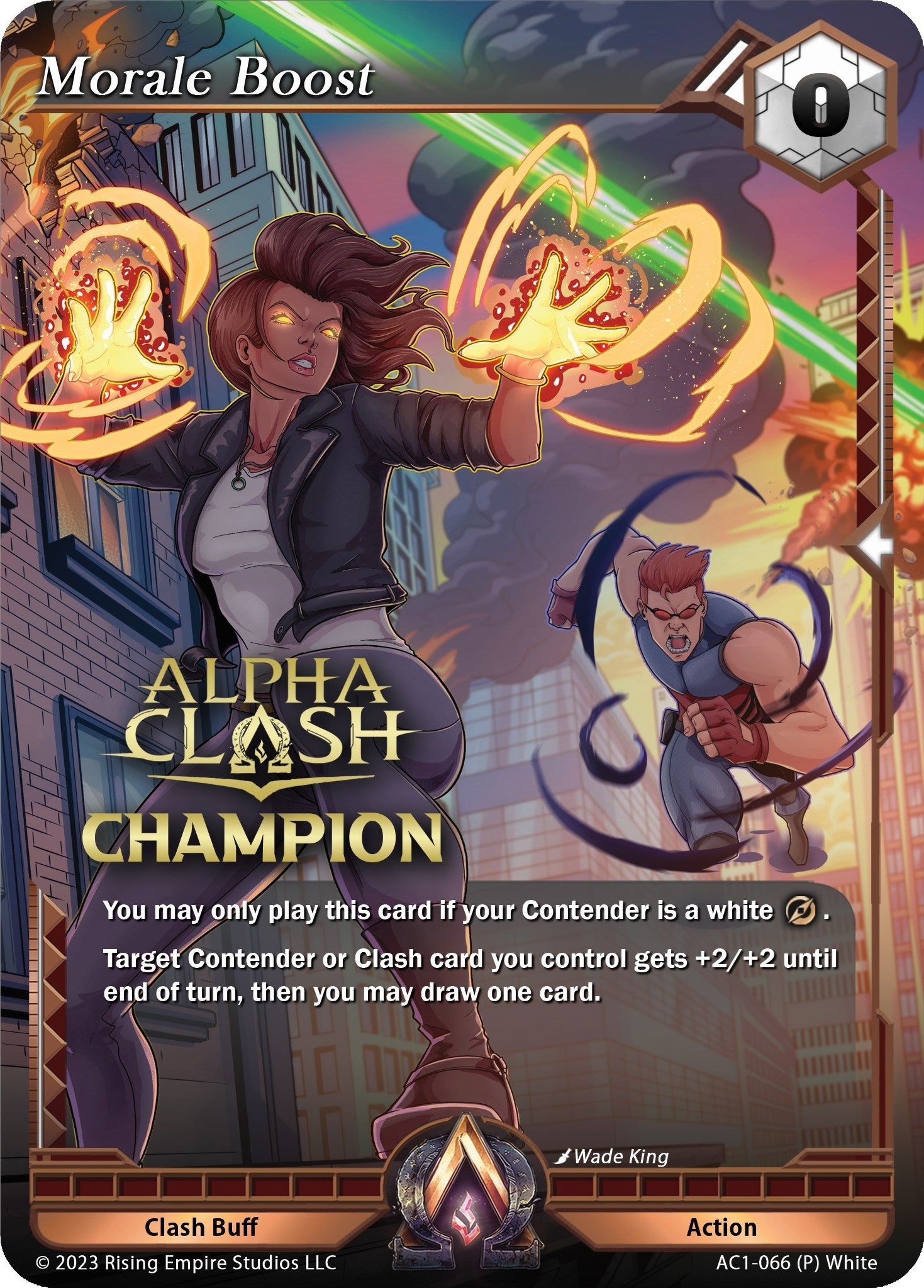 Image for Morale Boost (Champion) (AC1-066) (The Awakening) - Alpha Clash