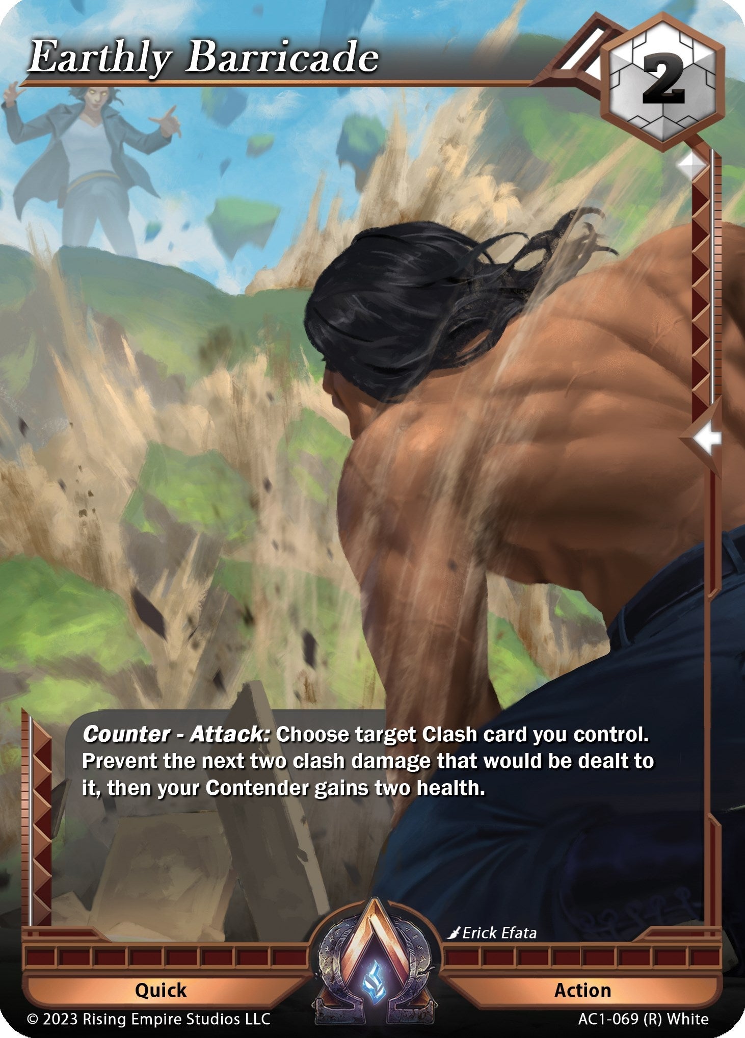 Image for Earthly Barricade (AC1-069) (The Awakening) - Alpha Clash