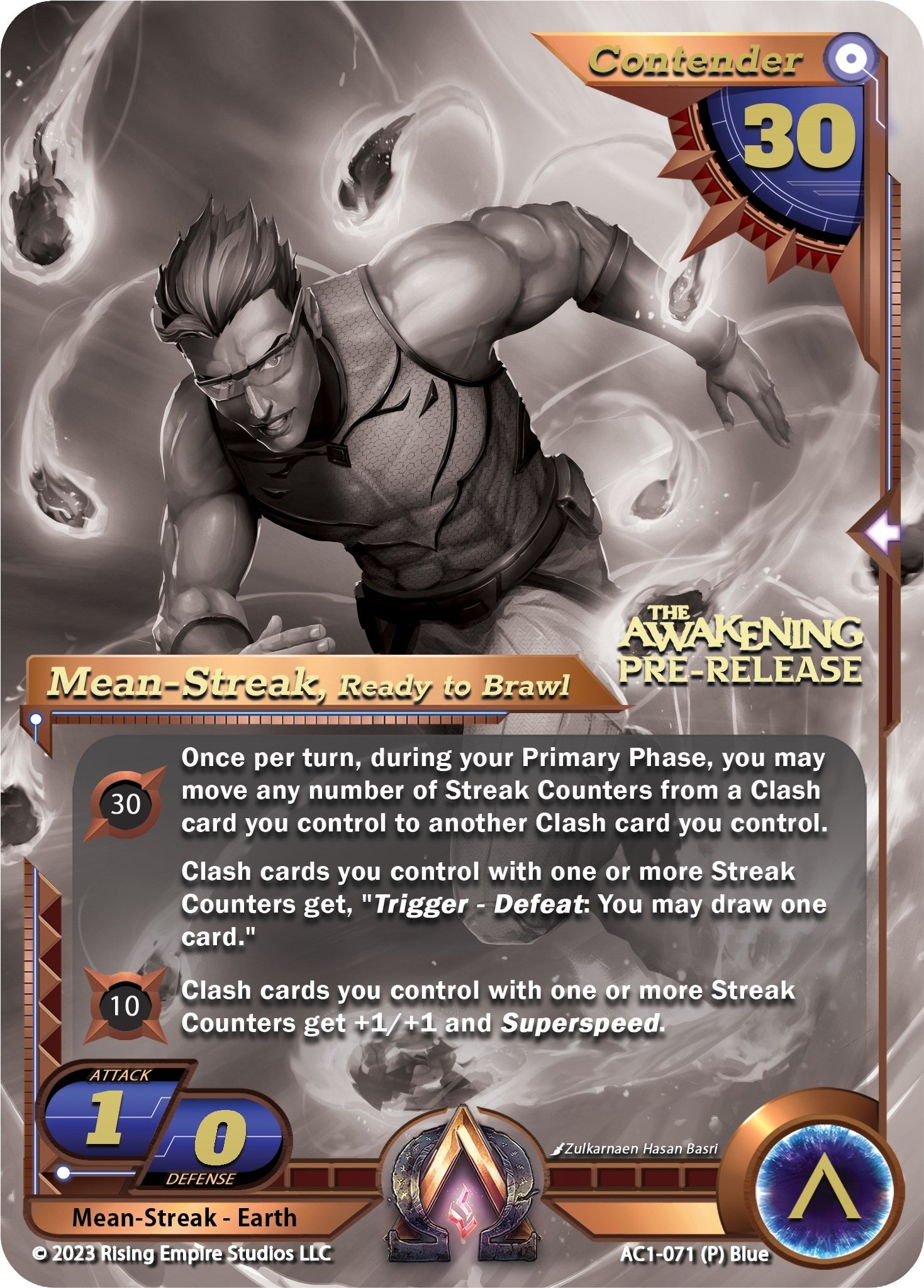 Mean-Streak, Ready to Brawl (Pre-Release) (AC1-071) (The Awakening)