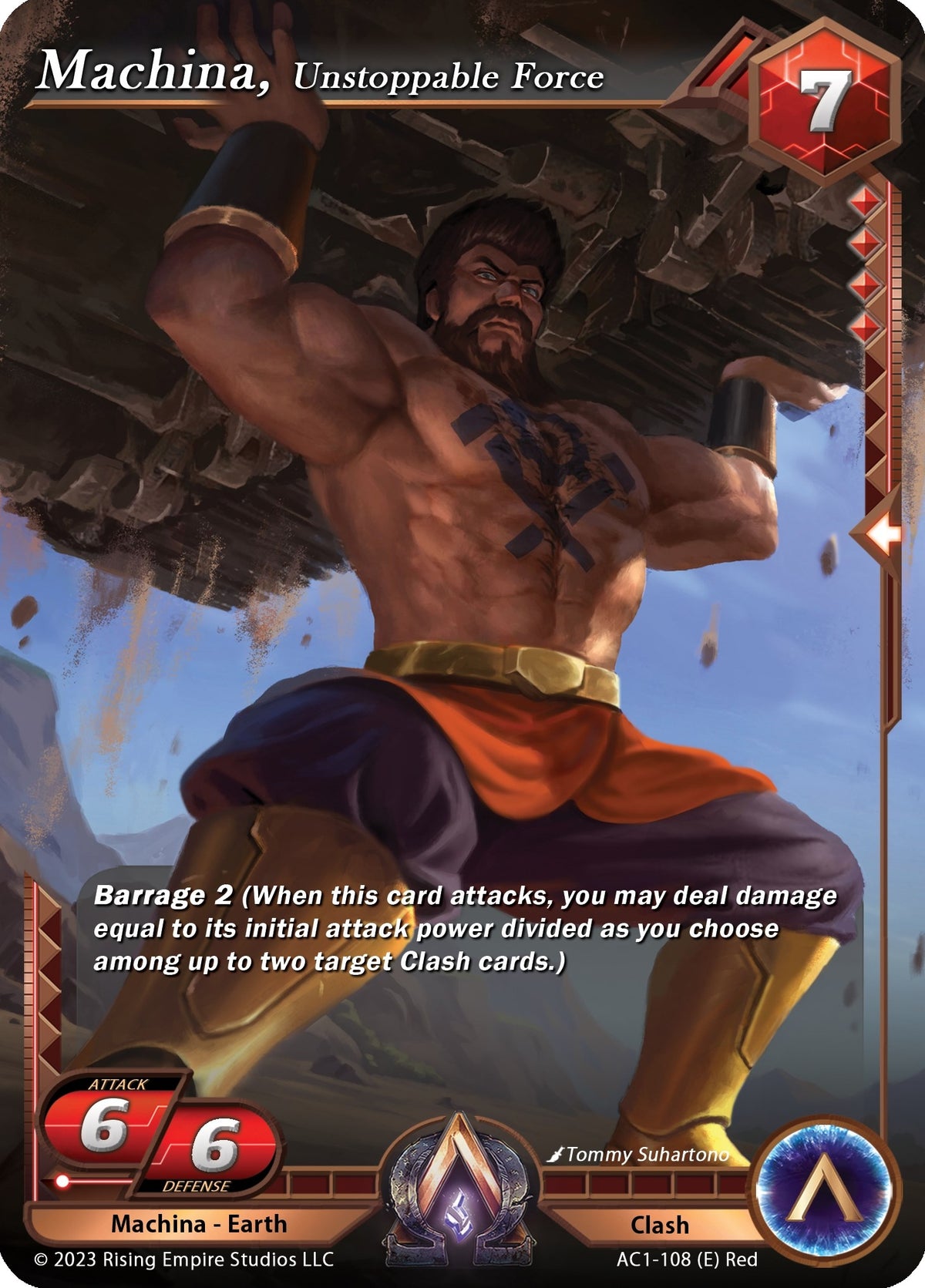 Image for Machina, Unstoppable Force (AC1-108) (The Awakening) - Alpha Clash