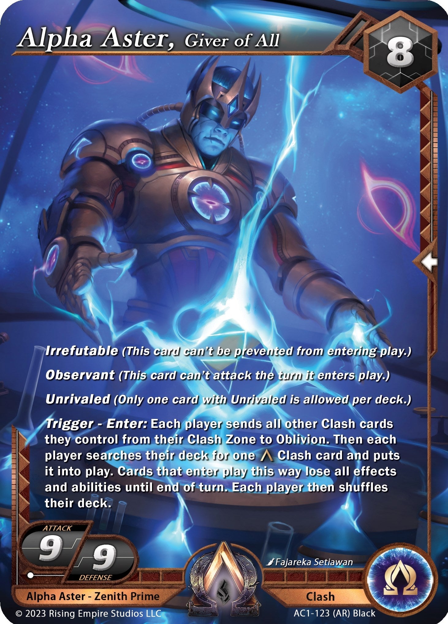 Image for Alpha Aster, Giver of All (Alpha Rare) (AC1-123) (The Awakening) - Alpha Clash
