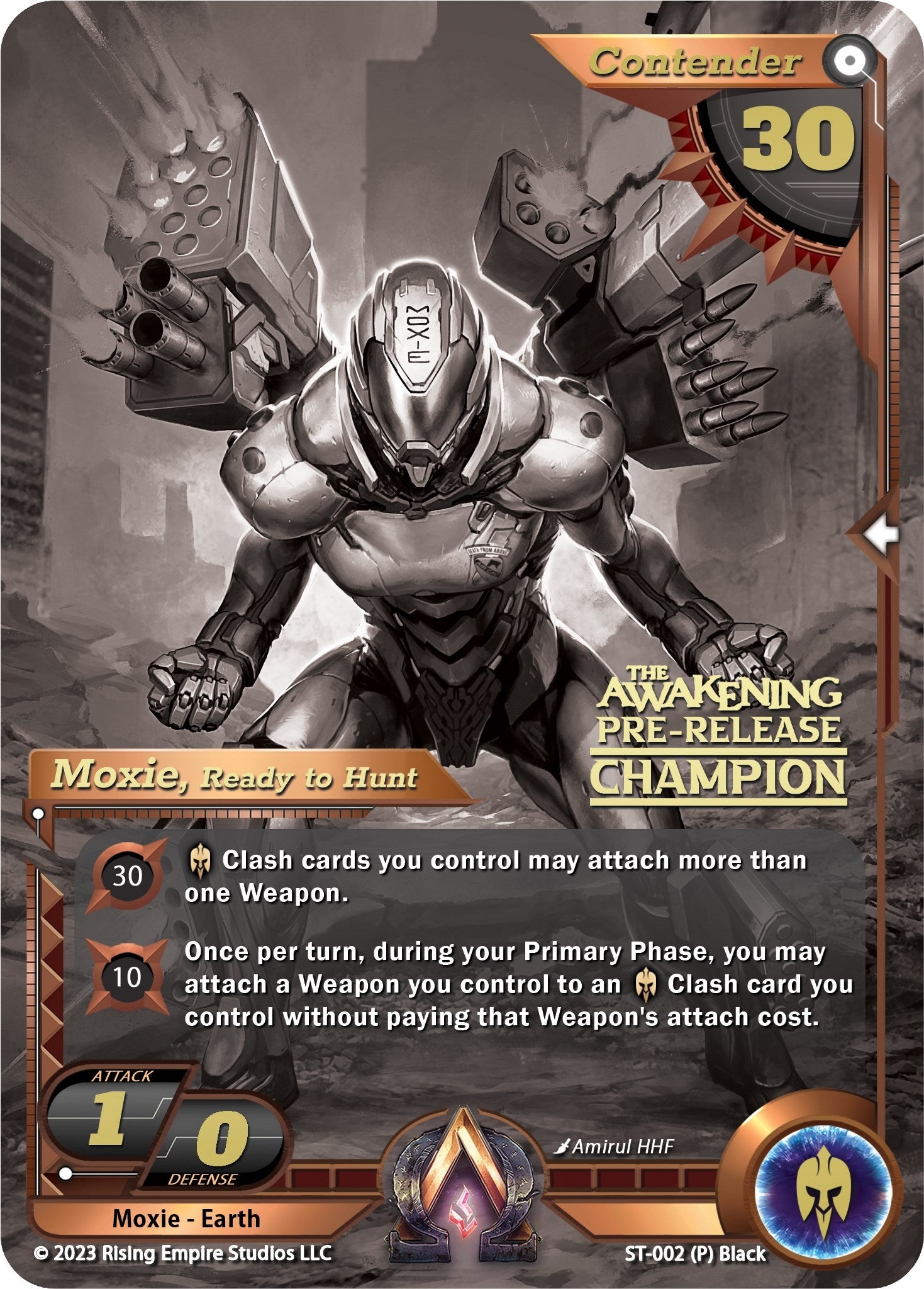 Image for Moxie, Ready to Hunt (Pre-Release Champion) (ST-002) (The Awakening) - Alpha Clash