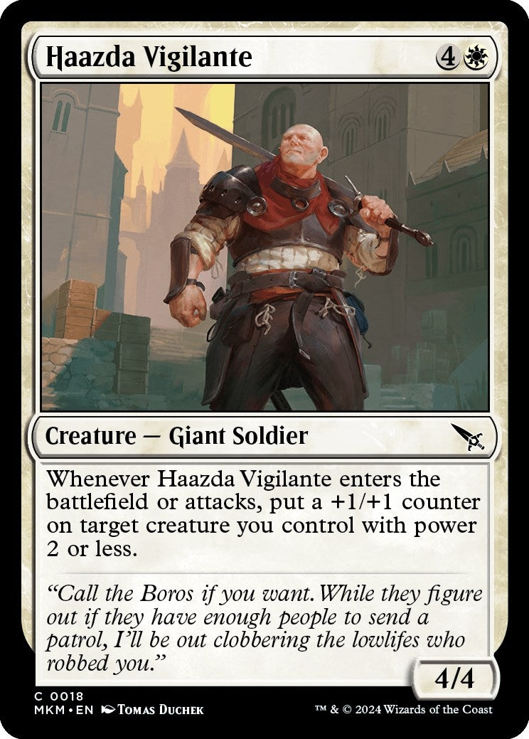 Image for Haazda Vigilante (18) (Murders at Karlov Manor) - Magic: The Gathering