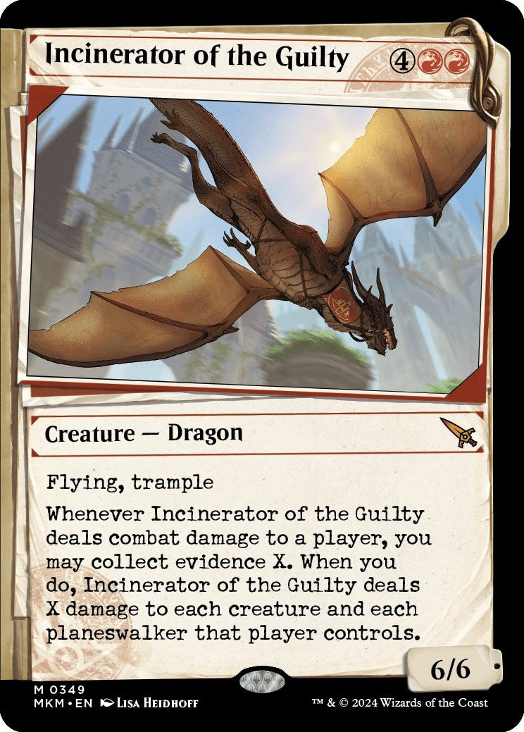 Image for Incinerator of the Guilty (Showcase) (349) (Murders at Karlov Manor) - Magic: The Gathering