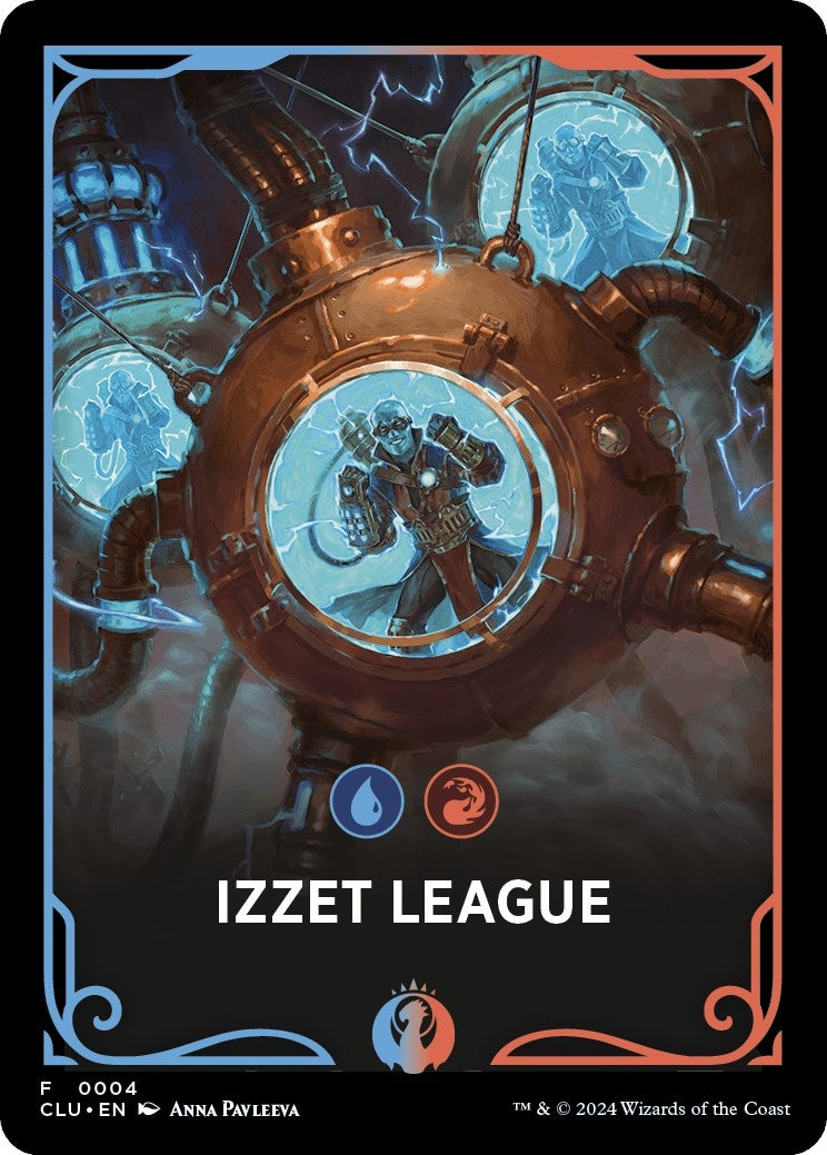 Image for Izzet League Theme Card (4) (Ravnica: Clue Edition) - Magic: The Gathering
