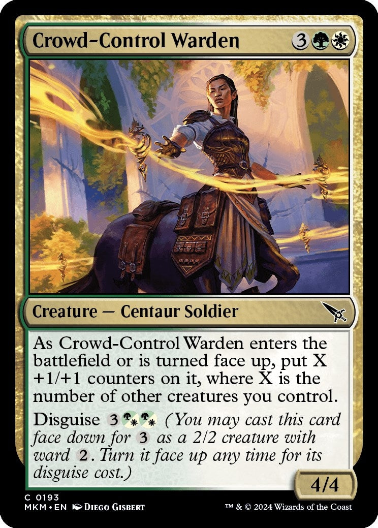 Image for Crowd-Control Warden (193) (Murders at Karlov Manor) - Magic: The Gathering
