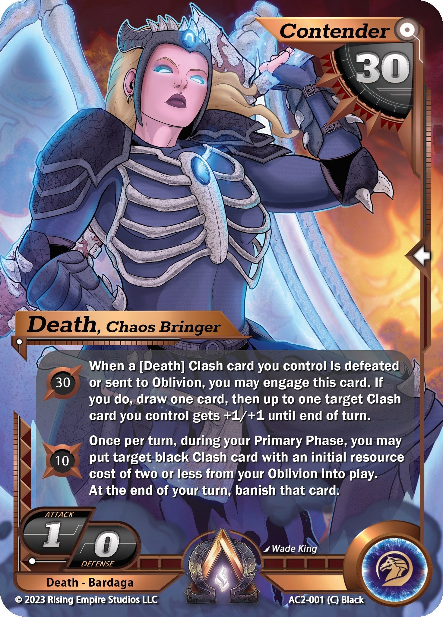Image for Death, Chaos Bringer (AC2-001) (Clashgrounds) - Alpha Clash
