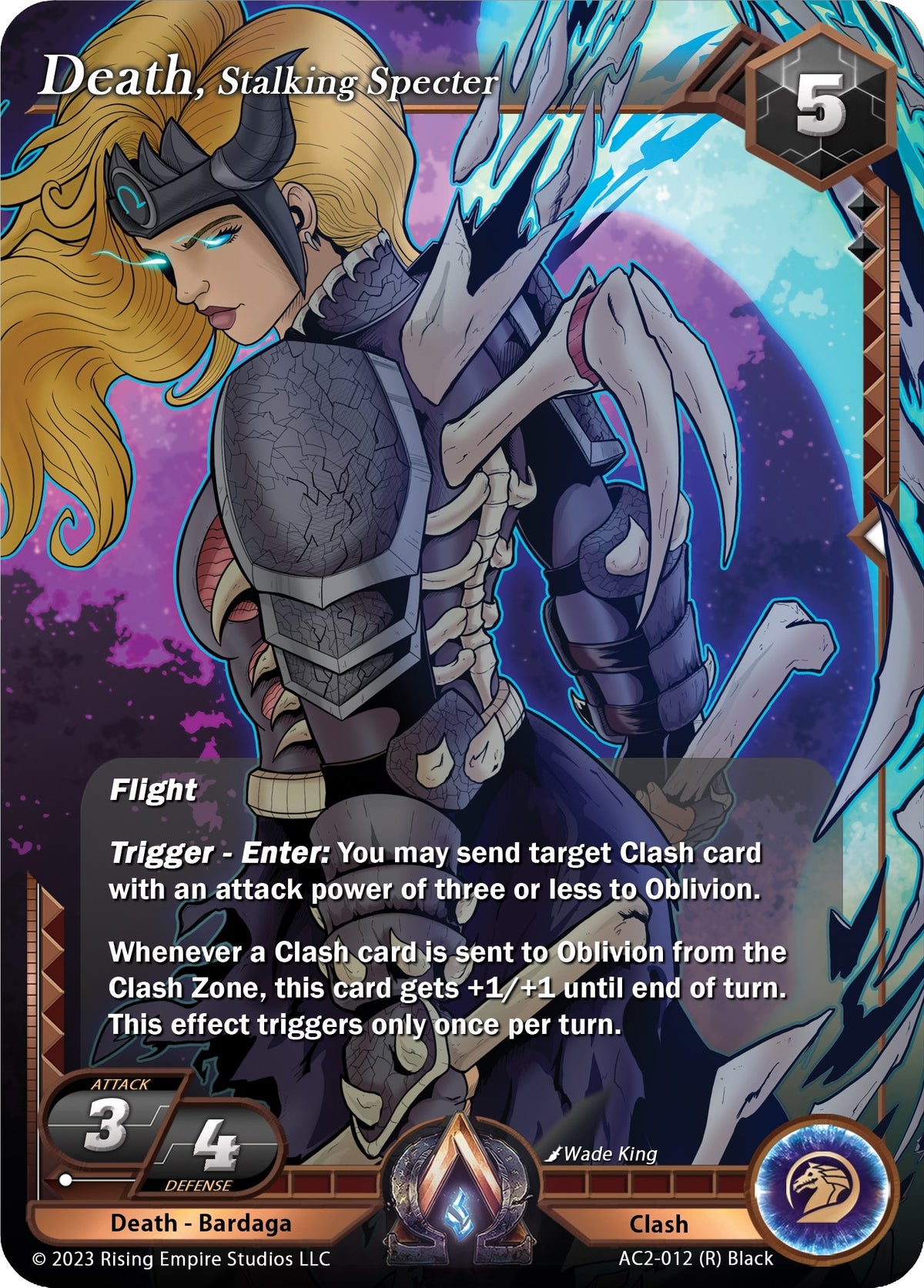 Image for Death, Stalking Specter (AC2-012) (Clashgrounds) - Alpha Clash