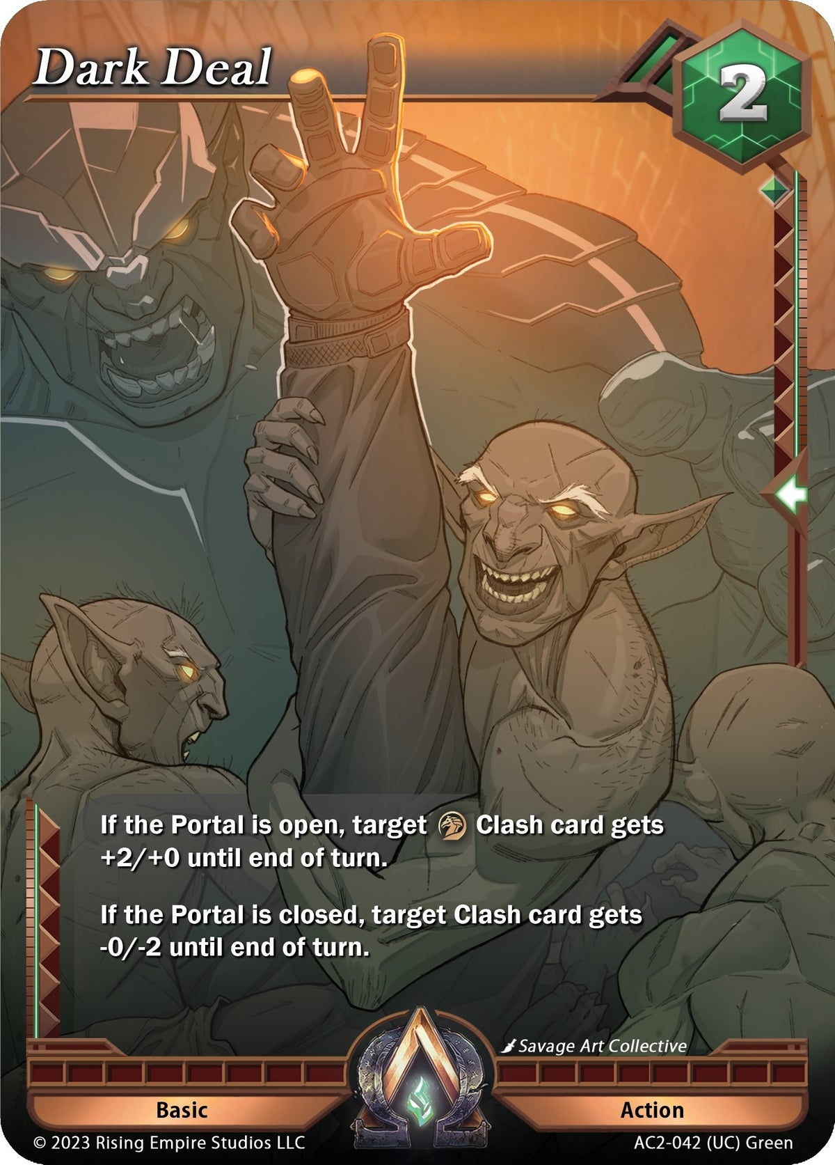 Image for Dark Deal (AC2-042) (Clashgrounds) - Alpha Clash